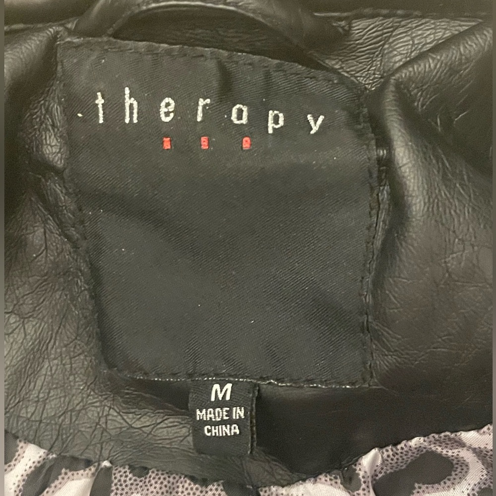 Therapy Faux Leather Jacket - Picture 13 of 13